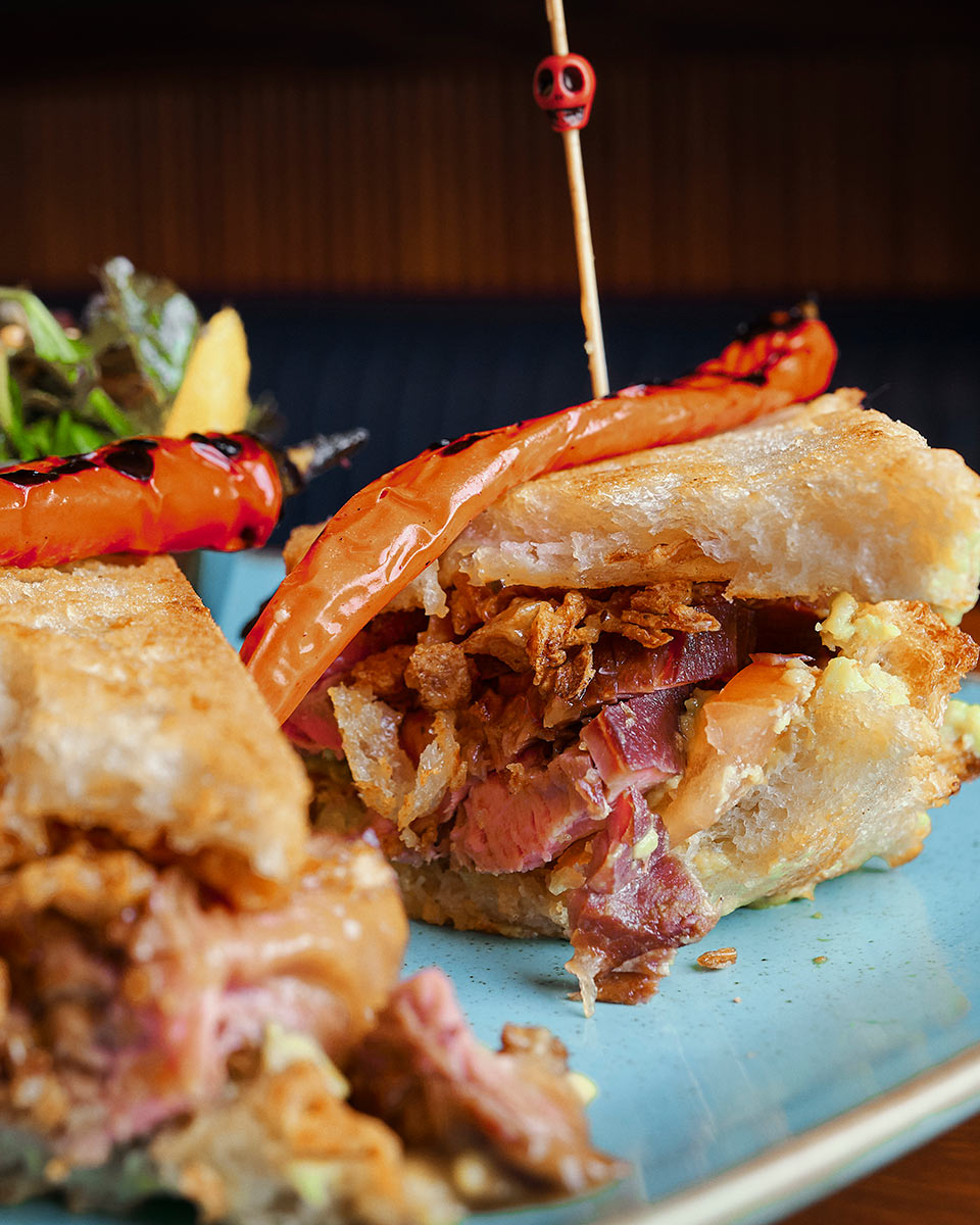 Brunch plates at temper Soho