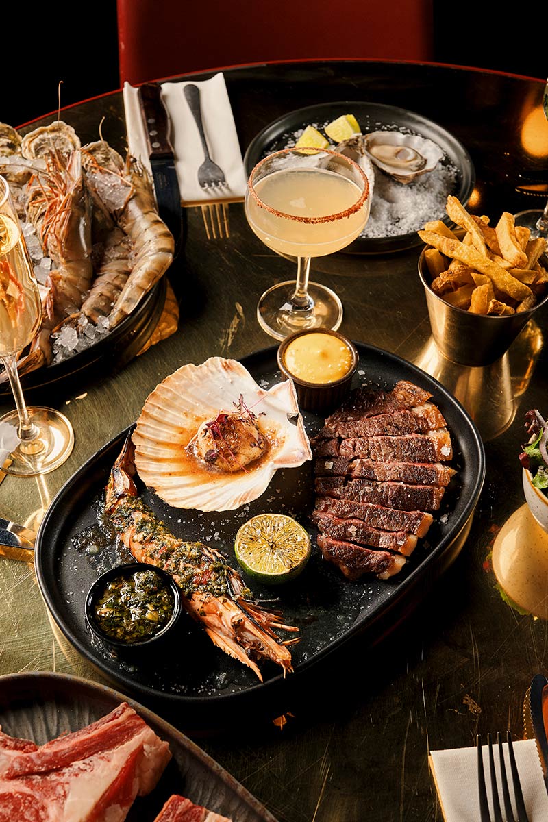 Weekend brunch at temper City, City of London