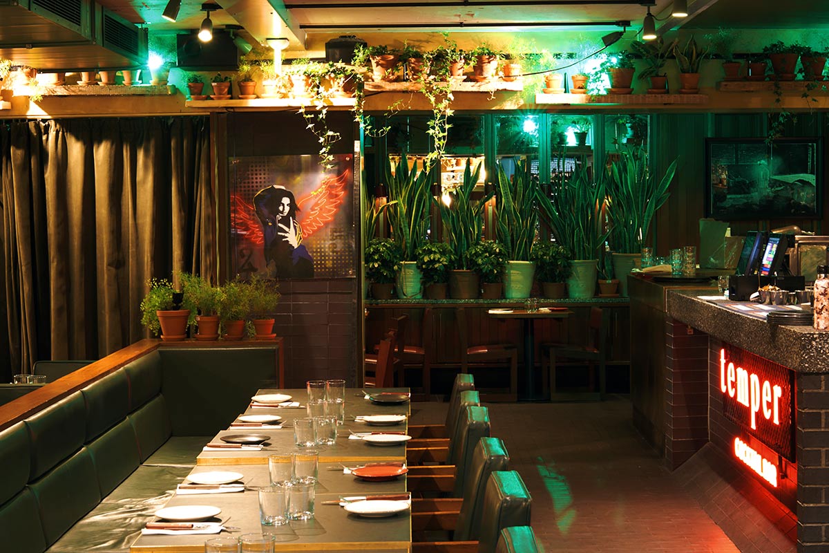 temper Soho private dining room